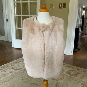 PEEK Hayden Faux Fur Vest - Size 10.